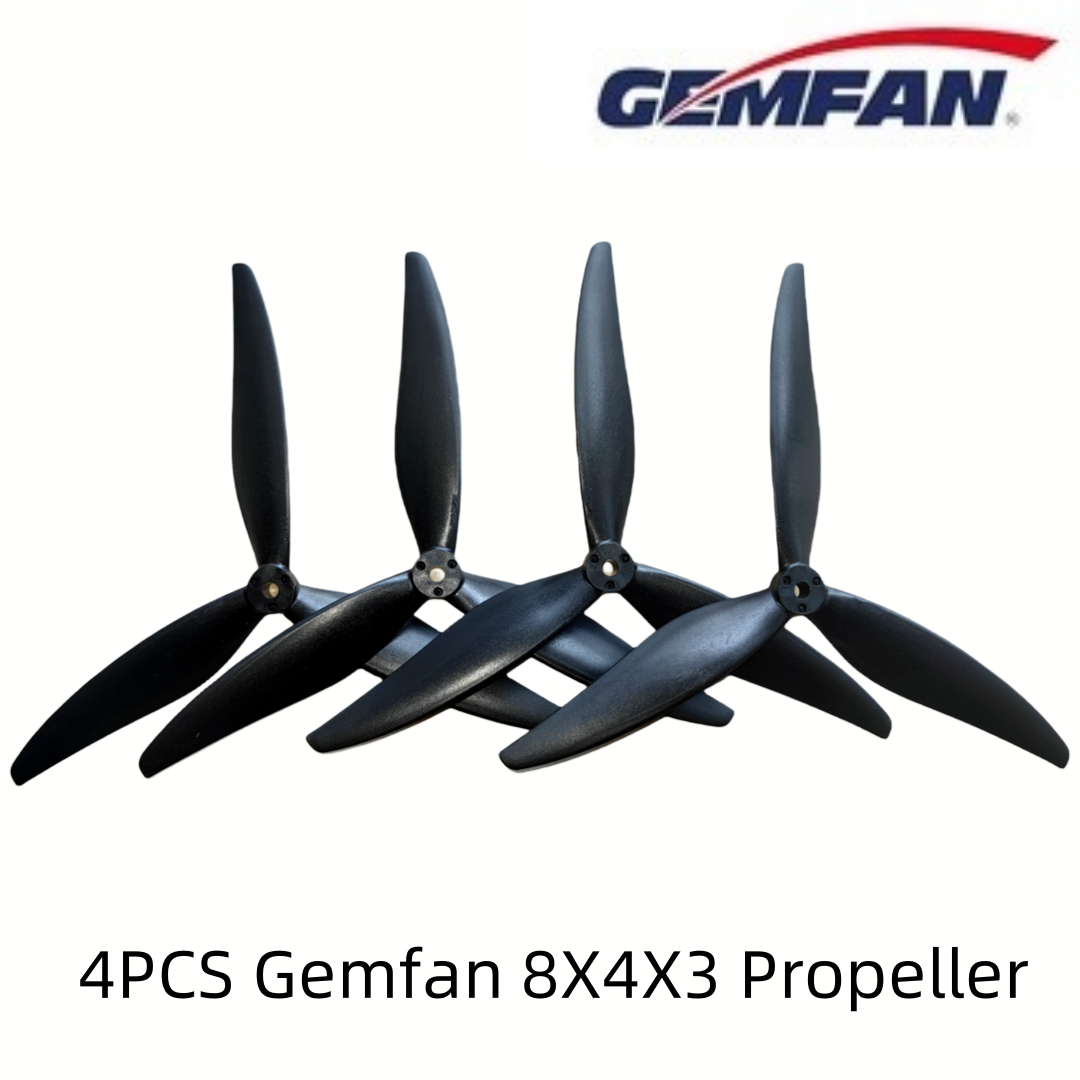 4PCS Gemfan 8040 8X4X3 3-Blade – обзор и цена Drone Racing Propeller