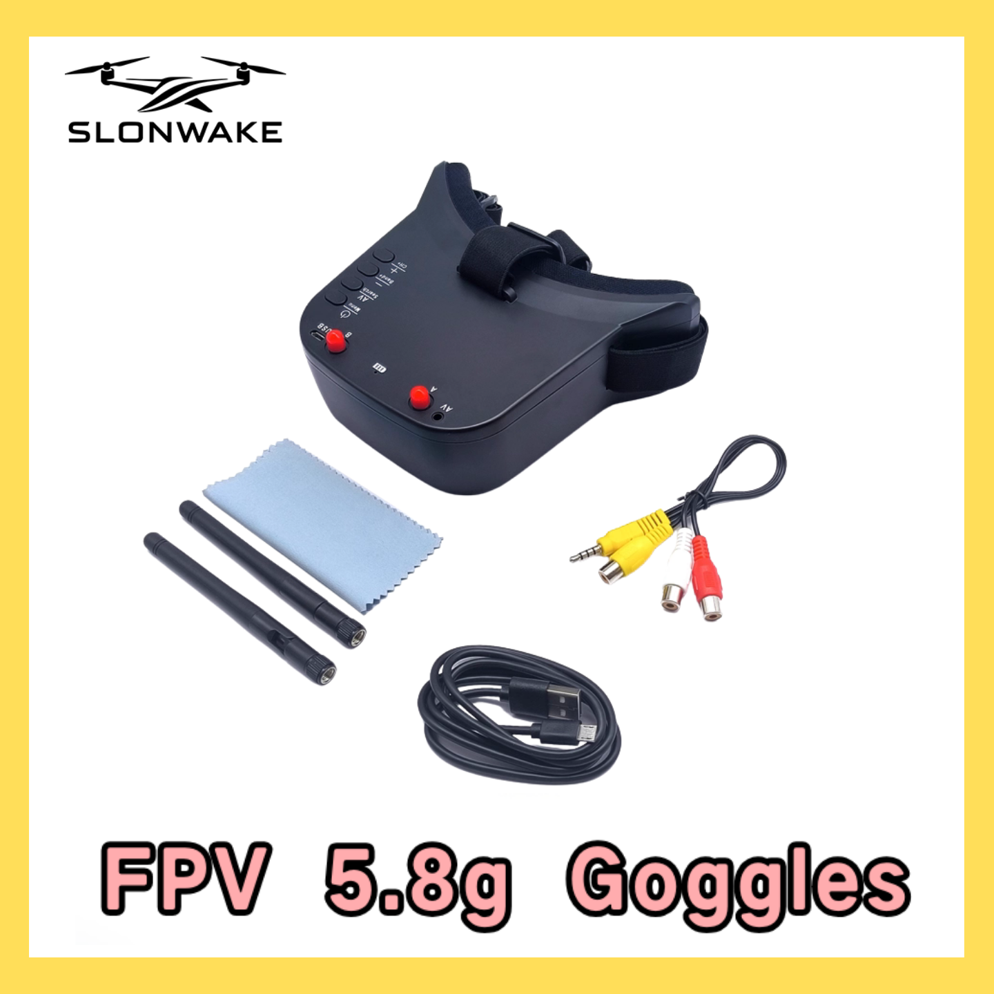 SLONWAKE 5.8G 48CH FPV 400mw V – обзор и цена Drone Racing Transmitter