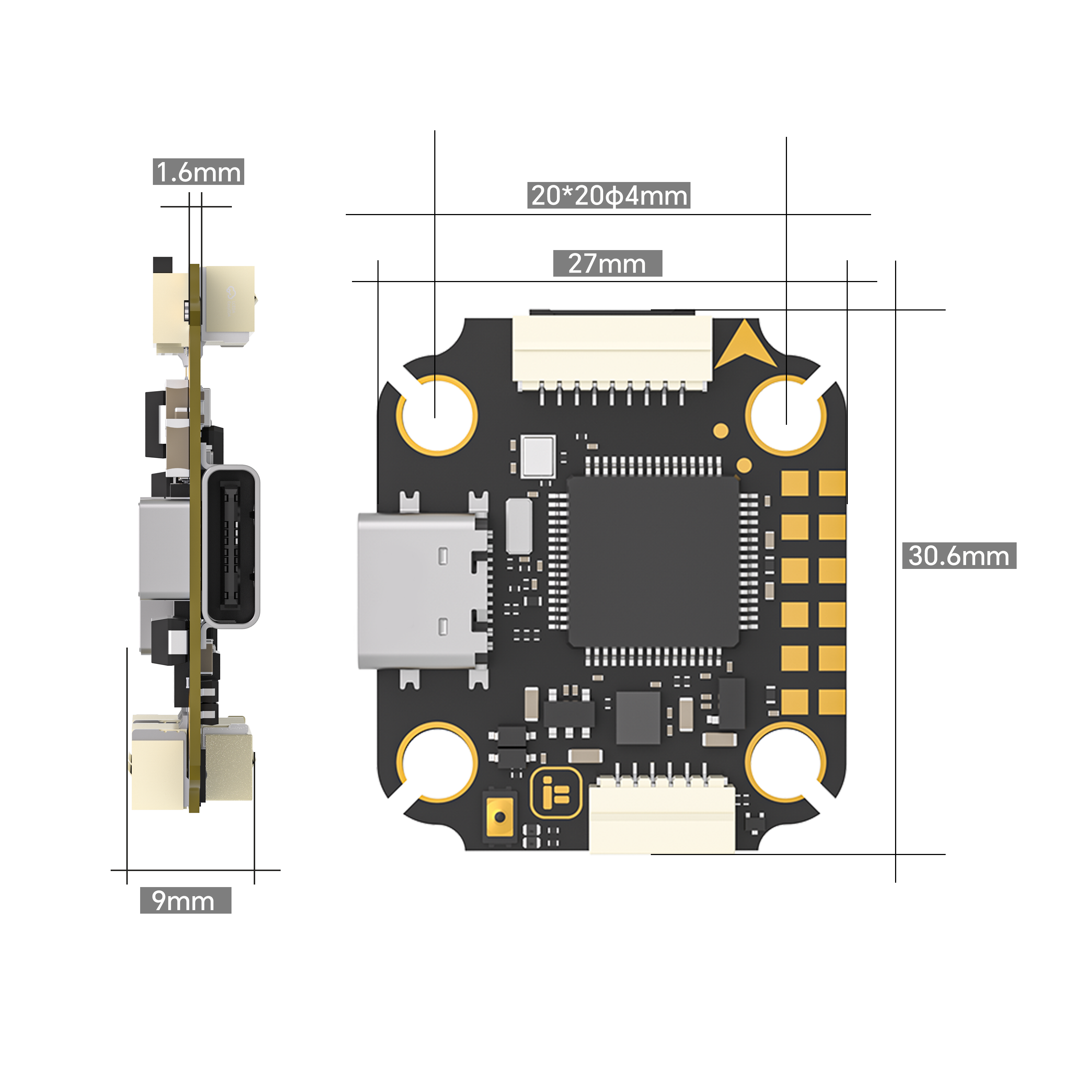 iFlight Borg F7 Mini Stack Fli – обзор и цена Drone Racing Flight Controller