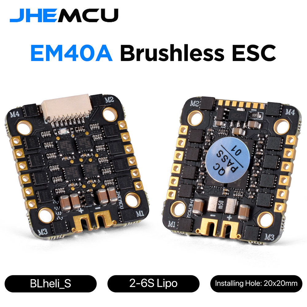 JHEMCU EM40A 40A BLheli_S 4in1 – обзор и цена Drone Racing Esc