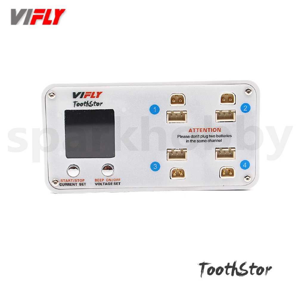 VIFLY ToothStor 4 Port 2S Bala – обзор и цена Drone Racing Charger